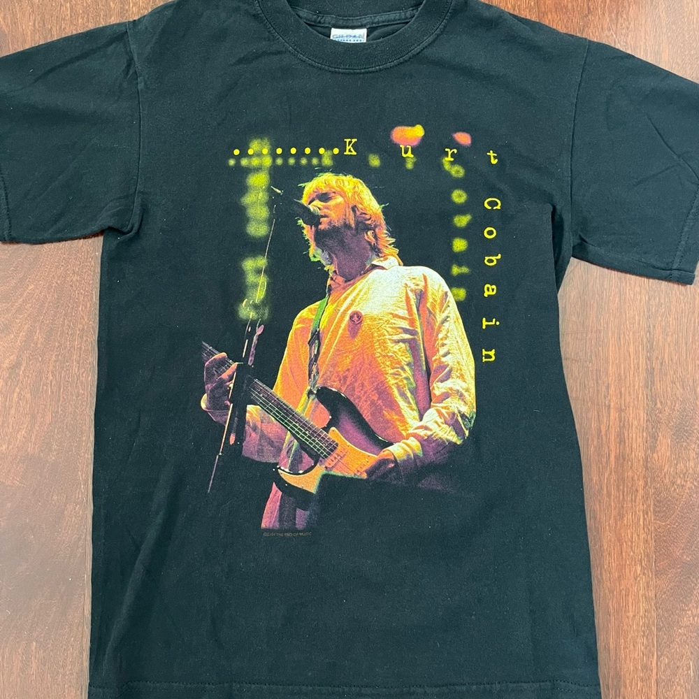 Kurt Cobain Nirvana The End Of Music 2000s Vintage Concert Merch Shirt Small - Picture 2 of 6